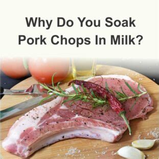 How long should a pork chop be cooked?